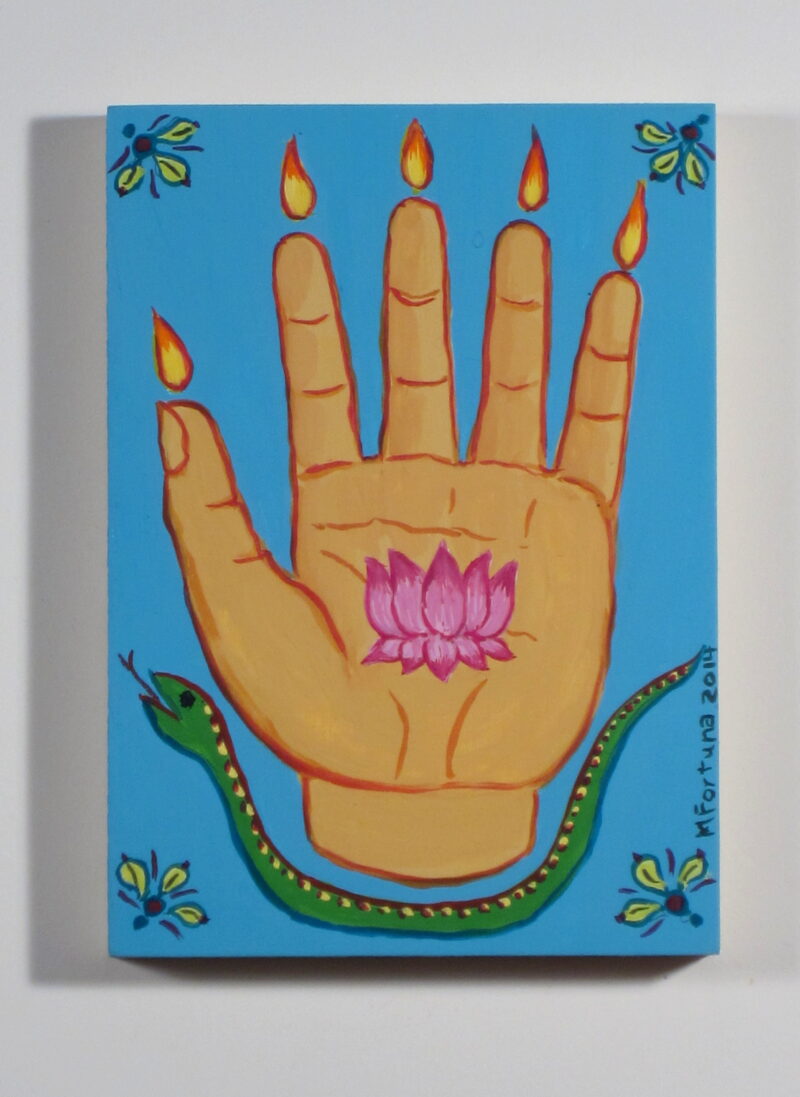Lotus Hand Snake blue 2015